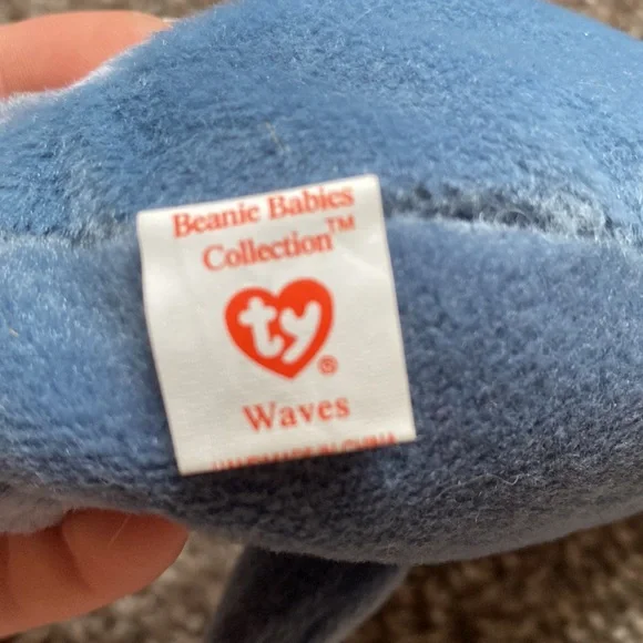 Beanie babies original waves and echo dolphins 1996 - Picture 5 of 5